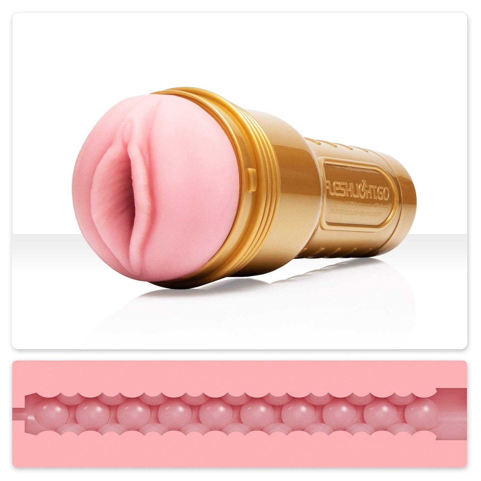 Fleshlight - Fleshlight GO Stamina Training Unit Masturbator (Beige) -  Masturbator Vagina (Non Vibration)  Durio.sg