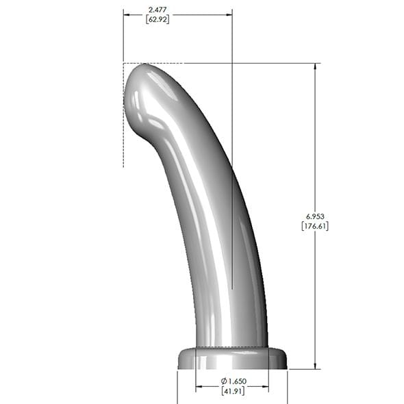 Fleshlight - Her Spot Platinum Cured Silicone G Spot Dildo Large (Golden Rose) -  G Spot Dildo (Non Vibration)  Durio.sg