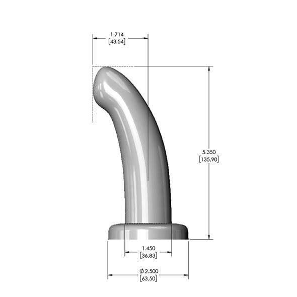 Fleshlight - Her Spot Platinum Cured Silicone G Spot Dildo Small (Golden Rose) -  G Spot Dildo (Non Vibration)  Durio.sg
