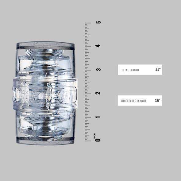 Fleshlight - Quickshot Masturbator Pulse (Clear) -  Masturbator Soft Stroker (Non Vibration)  Durio.sg
