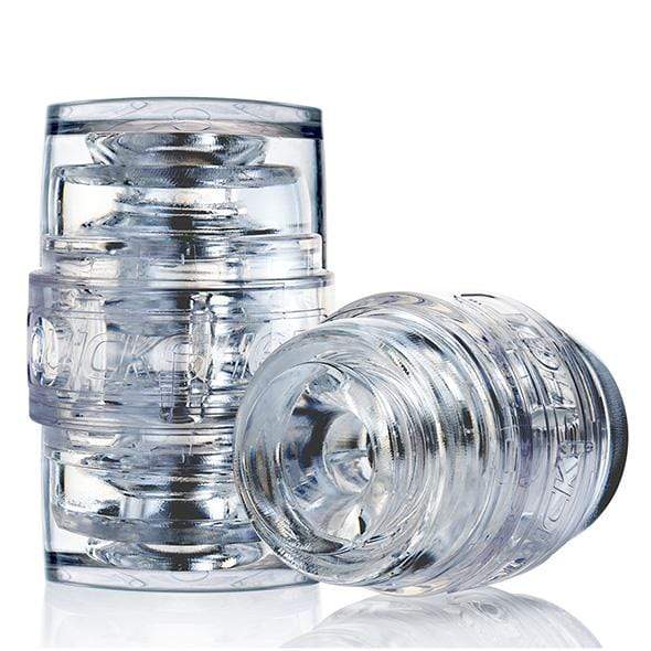 Fleshlight - Quickshot Masturbator Pulse (Clear) -  Masturbator Soft Stroker (Non Vibration)  Durio.sg