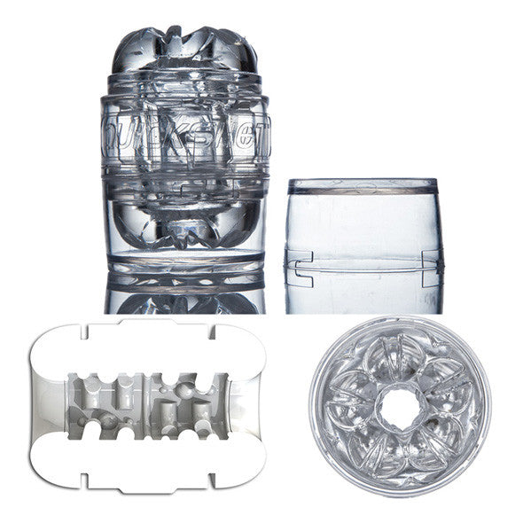 Fleshlight - Quickshot Vantage Clear Sleeve Masturbator -  Masturbator Soft Stroker (Non Vibration)  Durio.sg