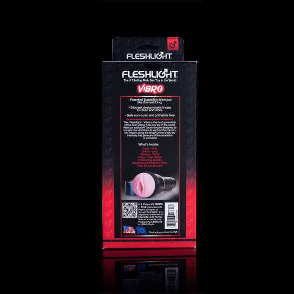 Fleshlight - Vibro Pink Lady Touch Vibrating Masturbator -  Masturbator Vagina (Vibration) Non Rechargeable  Durio.sg