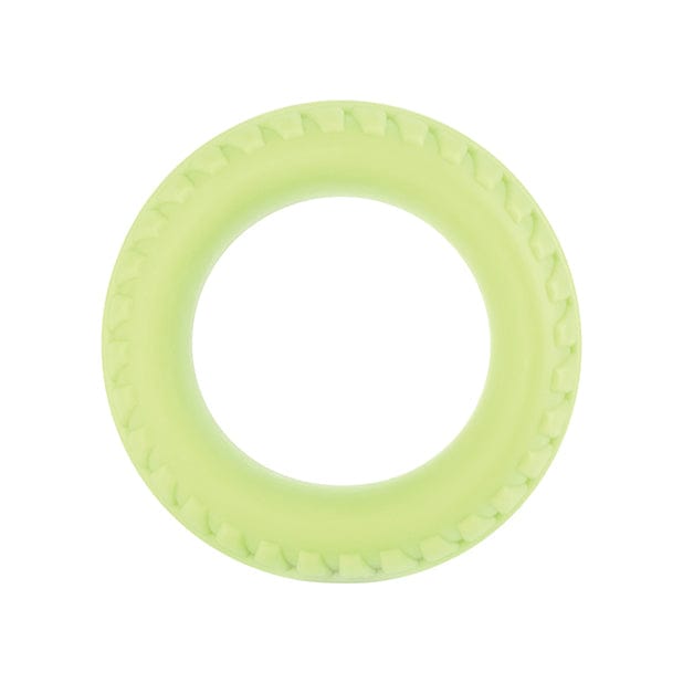 Forto - F 12 Silicone Cock Ring Glow in the Dark (Yellow) -  Silicone Cock Ring (Non Vibration)  Durio.sg