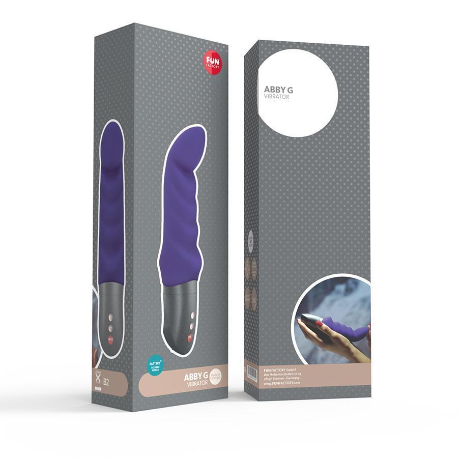 Fun Factory - Abby G Spot Vibrator (Purple) -  G Spot Dildo (Vibration) Rechargeable  Durio.sg