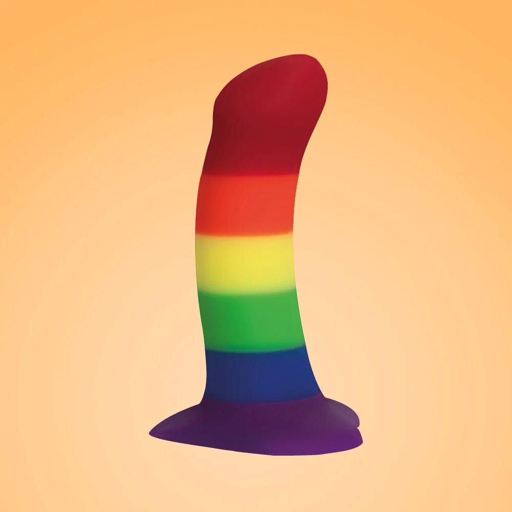 Fun Factory - Amor G Spot Dildo (Rainbow) -  Realistic Dildo with suction cup (Non Vibration)  Durio.sg