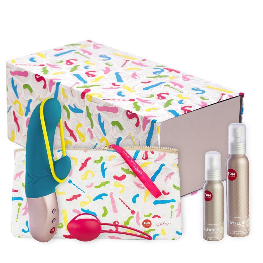 Fun Factory - Amorino DeluxeVibe Rabbit Vibrator (Pink) -  Rabbit Dildo (Vibration) Rechargeable  Durio.sg