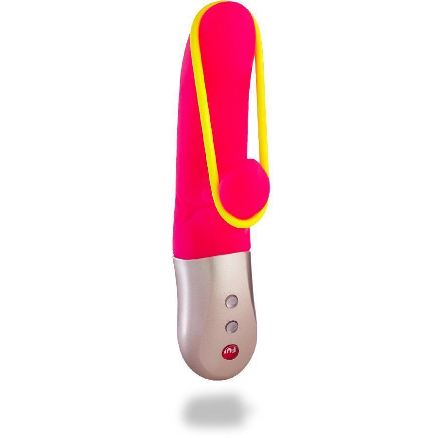 Fun Factory - Amorino DeluxeVibe Rabbit Vibrator (Pink) -  Rabbit Dildo (Vibration) Rechargeable  Durio.sg
