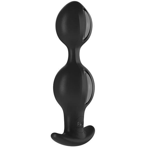 Fun Factory - B Ball Duo Anal Plug With Motion (Grey Black) -  Kegel Balls (Non Vibration)  Durio.sg