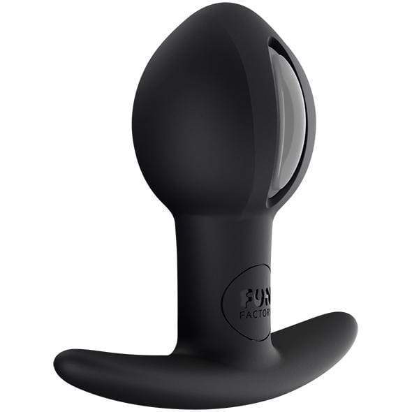 Fun Factory - B Ball Uno Anal Plug With Motion (Grey Black) -  Kegel Balls (Non Vibration)  Durio.sg