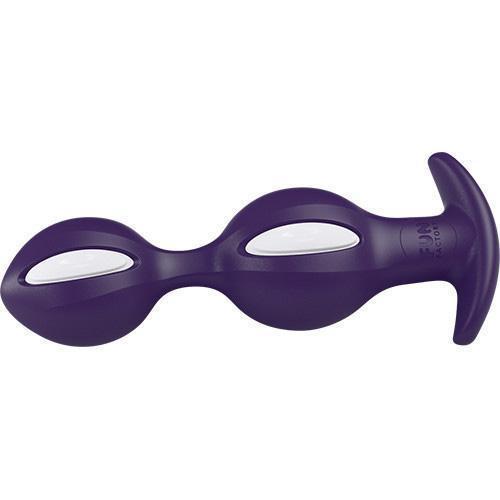 Fun Factory - B Balls Butt Plug (White/Dark Violet) -  Anal Plug (Non Vibration)  Durio.sg