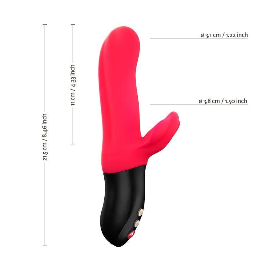 Fun Factory - Bi Stronic Fusion Dual Pulsator (Red) -  Rabbit Dildo (Vibration) Rechargeable  Durio.sg