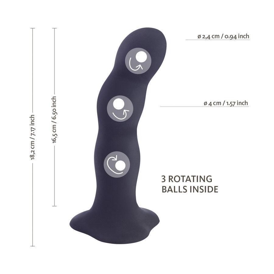 Fun Factory - Bouncer Butt Plug (Black) -  Anal Plug (Non Vibration)  Durio.sg