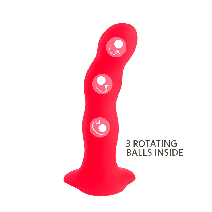 Fun Factory - Bouncer Butt Plug (Red) -  Anal Plug (Non Vibration)  Durio.sg