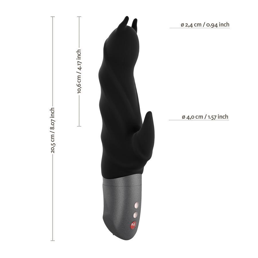 Fun Factory - Darling Devil Rabbit Vibrator (Raspberry) -  Rabbit Dildo (Vibration) Rechargeable  Durio.sg