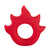 Fun Factory - Flame Cock Ring (Red) -  Silicone Cock Ring (Non Vibration)  Durio.sg