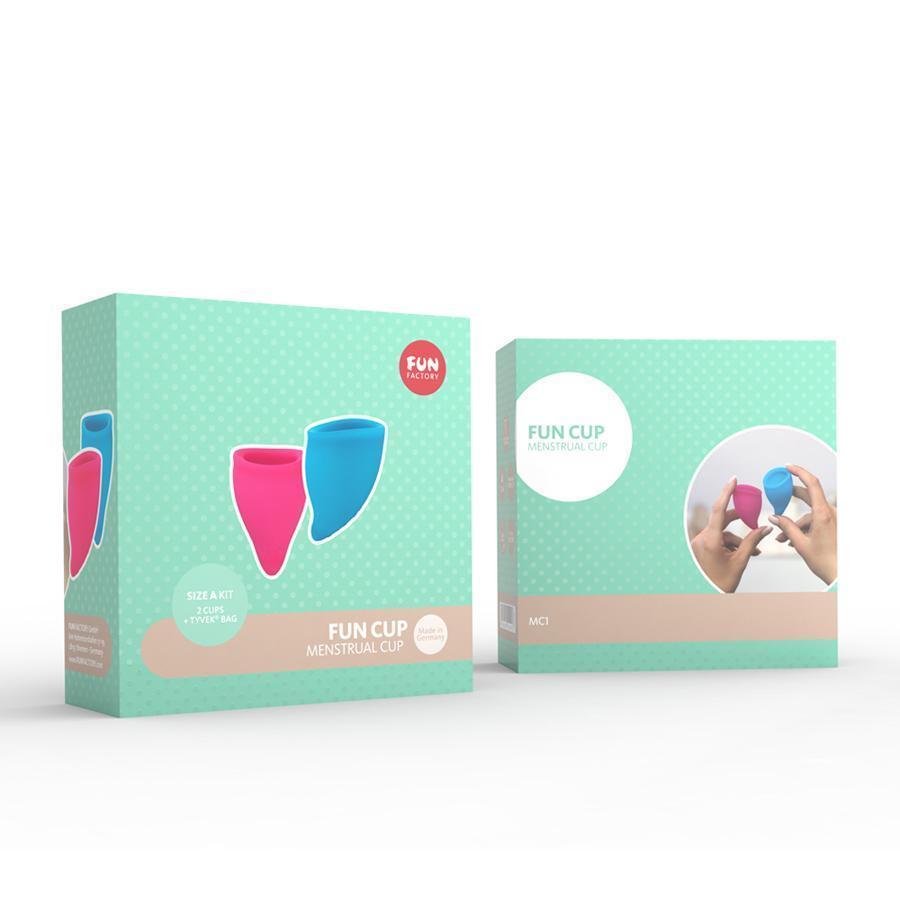 Fun Factory - Fun Cup Menstrual Cup Size A Kit (Pink/Turquiose) -  Menstrual Cup  Durio.sg