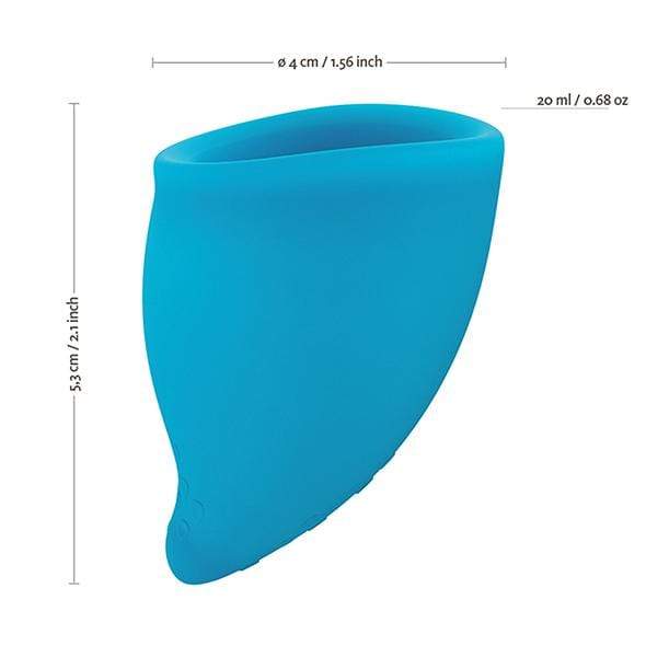 Fun Factory - Fun Cup Single Size A Menstrual Cup (Turquoise) -  Menstrual Cup  Durio.sg