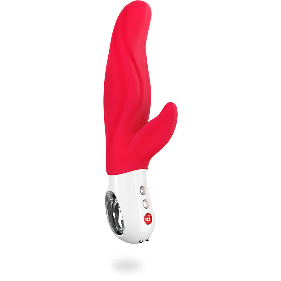 Fun Factory - Lady Bi Rabbit Vibrator (India Red) -  Rabbit Dildo (Vibration) Rechargeable  Durio.sg