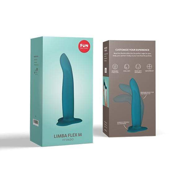 Fun Factory - Limba Flex G Spot Dildo M (Sea Blue) -  G Spot Dildo (Non Vibration)  Durio.sg