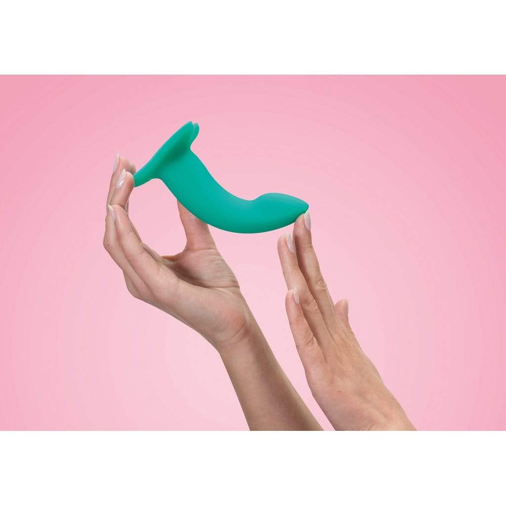 Fun Factory - Limba Flex G Spot Dildo S (Carribean Blue) -  G Spot Dildo (Non Vibration)  Durio.sg