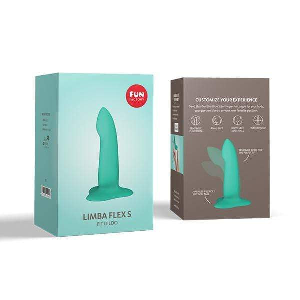 Fun Factory - Limba Flex G Spot Dildo S (Carribean Blue) -  G Spot Dildo (Non Vibration)  Durio.sg