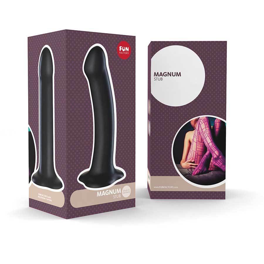 Fun Factory - Magnum G Spot Dildo Stub (Black) -  G Spot Dildo (Non Vibration)  Durio.sg