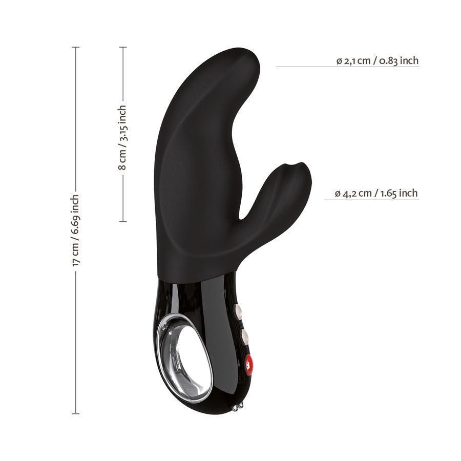 Fun Factory - Miss Bi Rabbit Vibrator (Black) -  G Spot Dildo (Vibration) Rechargeable  Durio.sg