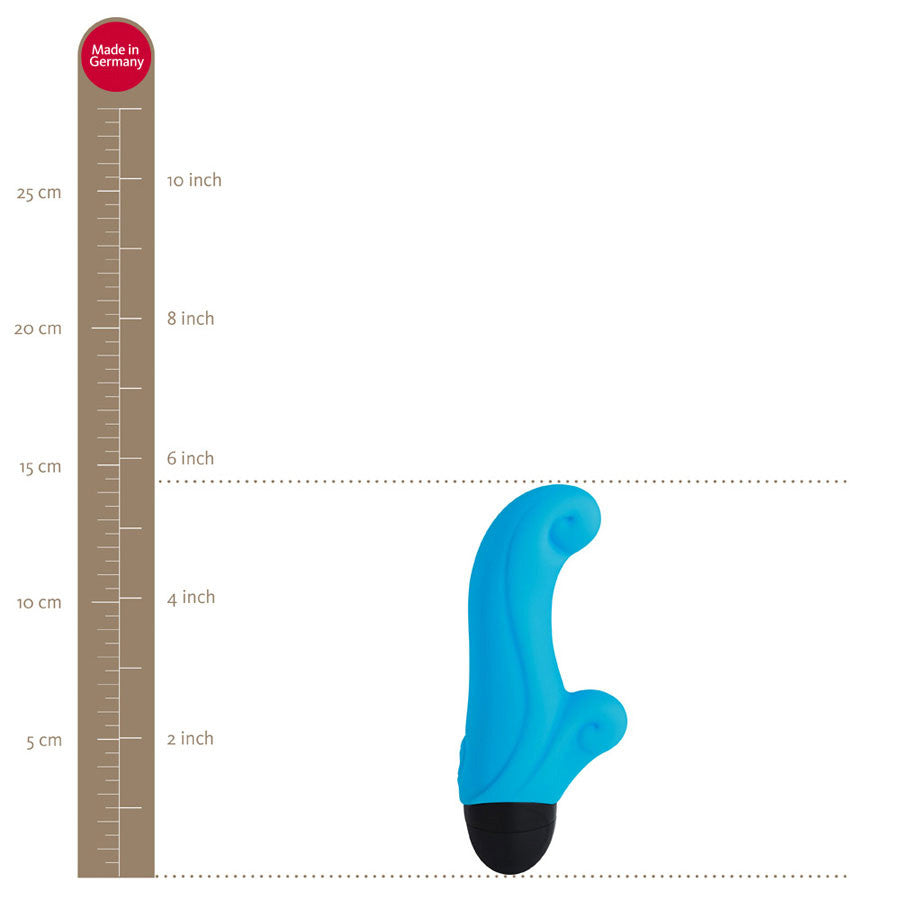 Fun Factory - Ocean Rabbit Vibrator (Turquoise) -  Rabbit Dildo (Vibration) Non Rechargeable  Durio.sg