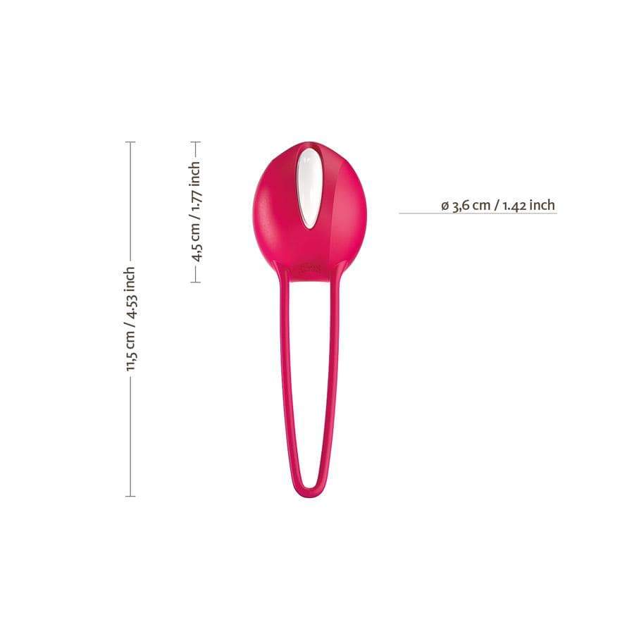 Fun Factory - SmartBall Uno Kegel Ball (White/Grape) -  Kegel Balls (Non Vibration)  Durio.sg