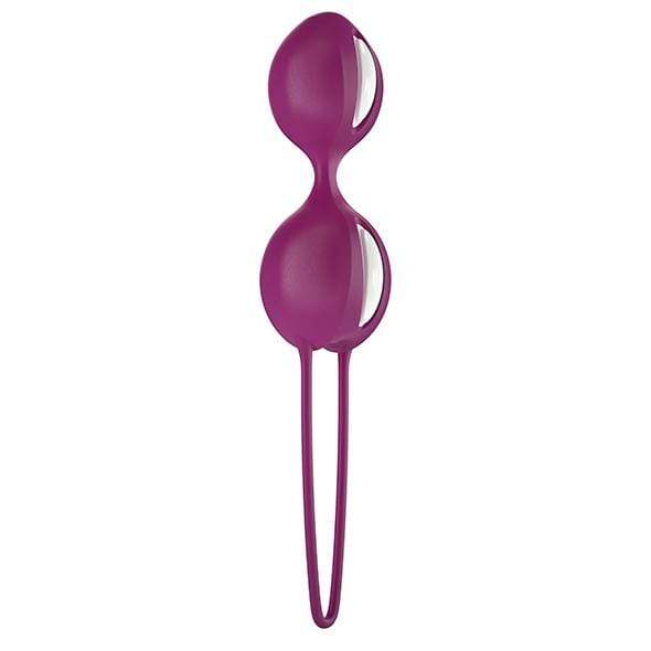 Fun Factory - SmartBalls Duo Kegel Balls (White/Grape) -  Kegel Balls (Non Vibration)  Durio.sg