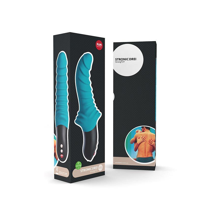 Fun Factory - Stronic Drei G-Spot Vibrator (Black) -  G Spot Dildo (Vibration) Rechargeable  Durio.sg