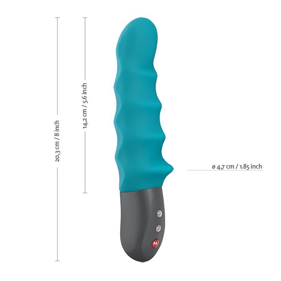 Fun Factory - Stronic Surf Pulsator II G Spot Vibrator (Green) -  G Spot Dildo (Vibration) Rechargeable  Durio.sg