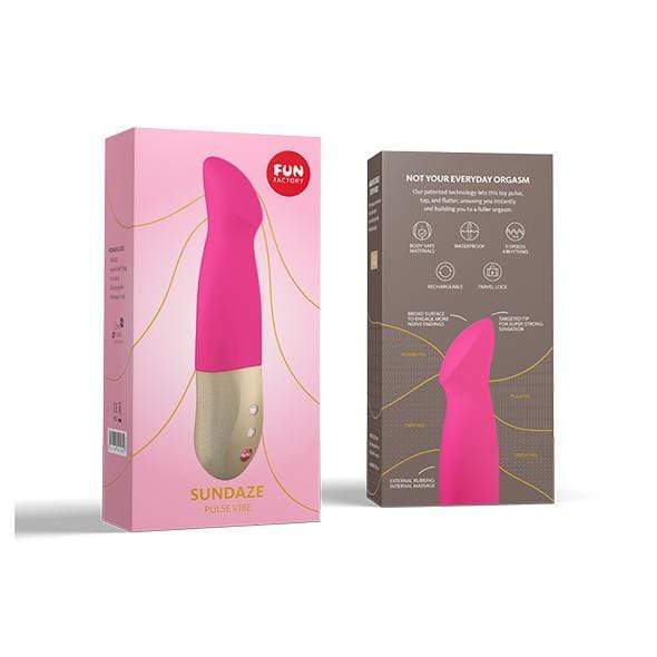 Fun Factory - Sundaze Pulse Vibe (Fuchsia) -  G Spot Dildo (Vibration) Rechargeable  Durio.sg