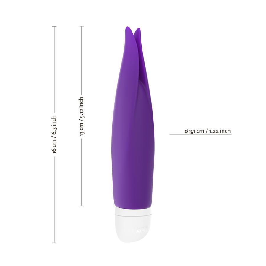 Fun Factory - Volita Slim Clit Vibrator (Purple) -  Clit Massager (Vibration) Non Rechargeable  Durio.sg