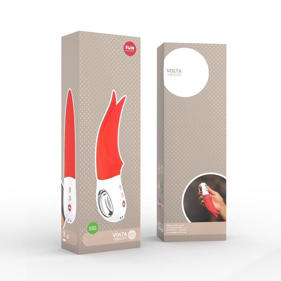 Fun Factory - Volta Clit Massager (Pink) -  Clit Massager (Vibration) Rechargeable  Durio.sg