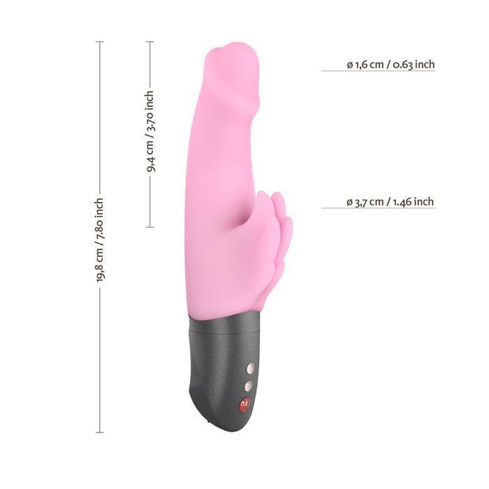 Fun Factory - Wicked Wings Rabbit Vibrator (Baby Rose) -  Rabbit Dildo (Vibration) Rechargeable  Durio.sg
