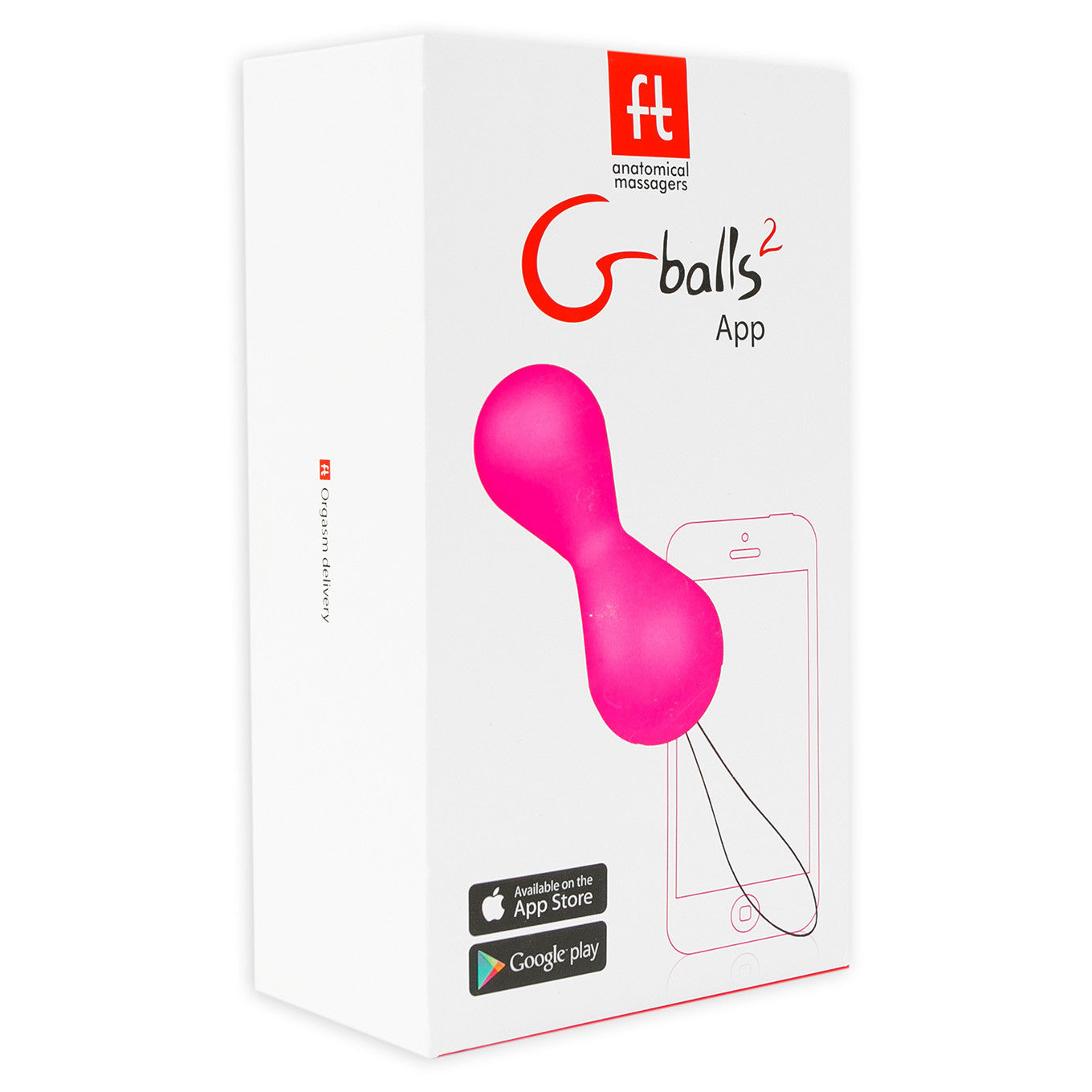 Fun Toys - Gballs 2 App Kegel Balls (Petal Rose) -  Kegel Balls (Vibration) Non Rechargeable  Durio.sg