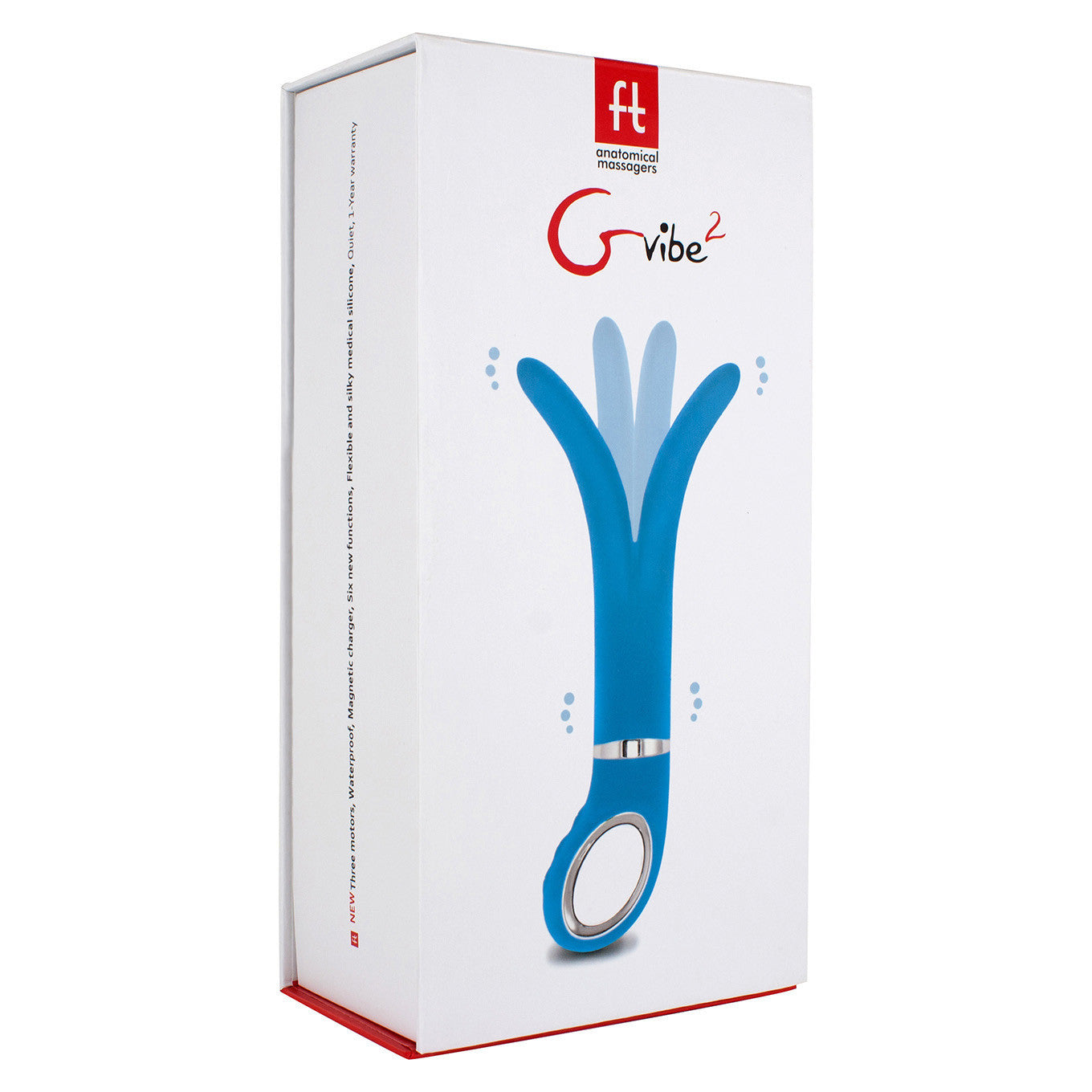 Fun Toys - Gvibe 2 Anatomical Massager (Blue) -  Anatomical Massager (Vibration) Rechargeable  Durio.sg