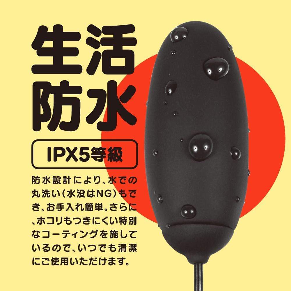 G Project - Gpro Black Rotor Heating Vibrator (Black) -  Wired Remote Control Egg (Vibration) Rechargeable  Durio.sg