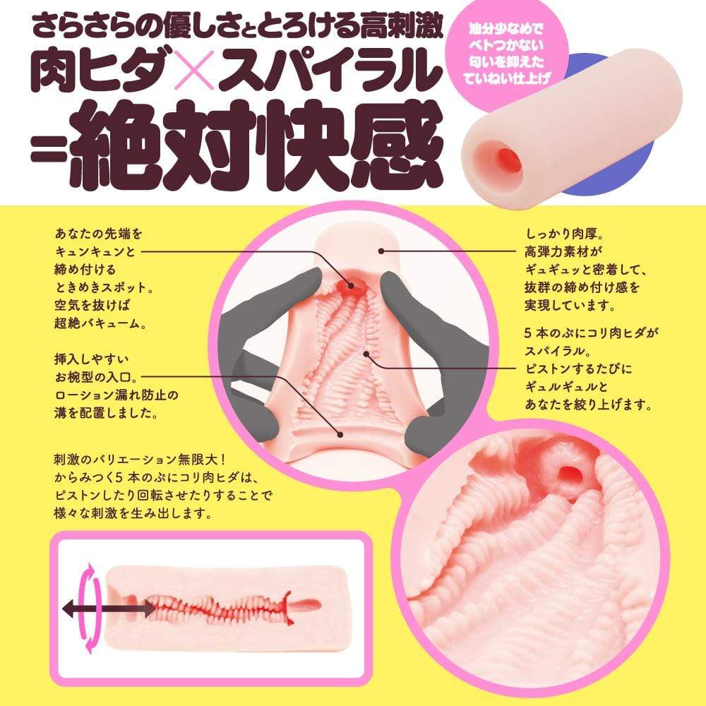 G Project - Ju C 0 Zero Onahole (Beige) -  Masturbator Soft Stroker (Non Vibration)  Durio.sg