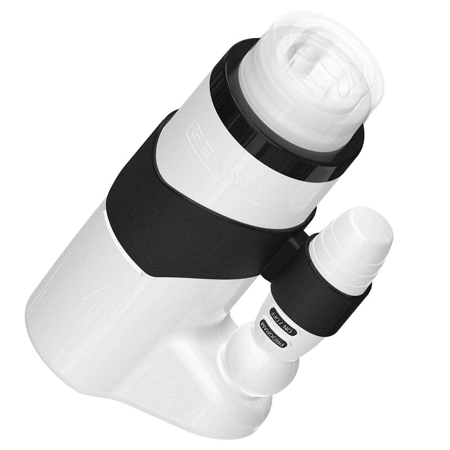 Genmu - Power Piston Rechargeable Masturbator (White) -  Masturbator (Hands Free) Rechargeable  Durio.sg
