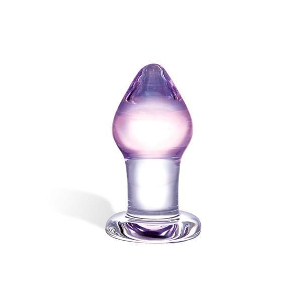 Glas - Amethyst Rain Glass Butt Plug -  Glass Anal Plug (Non Vibration)  Durio.sg