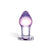 Glas - Amethyst Rain Glass Butt Plug -  Glass Anal Plug (Non Vibration)  Durio.sg