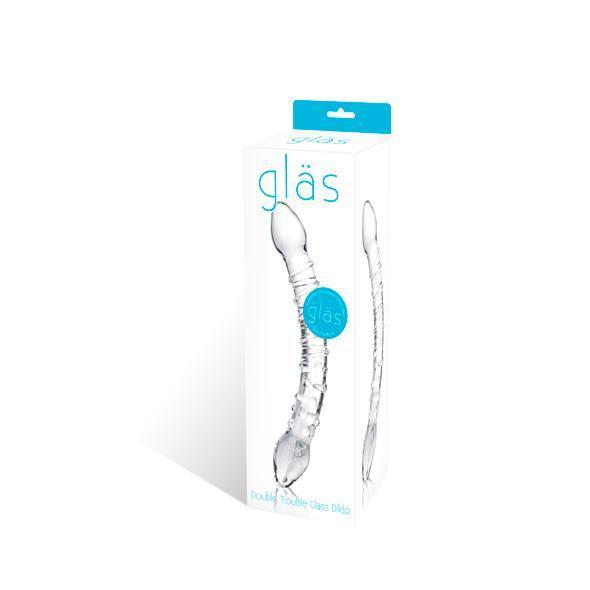 Glas - Double Trouble Glass Dildo -  Glass Dildo (Non Vibration)  Durio.sg