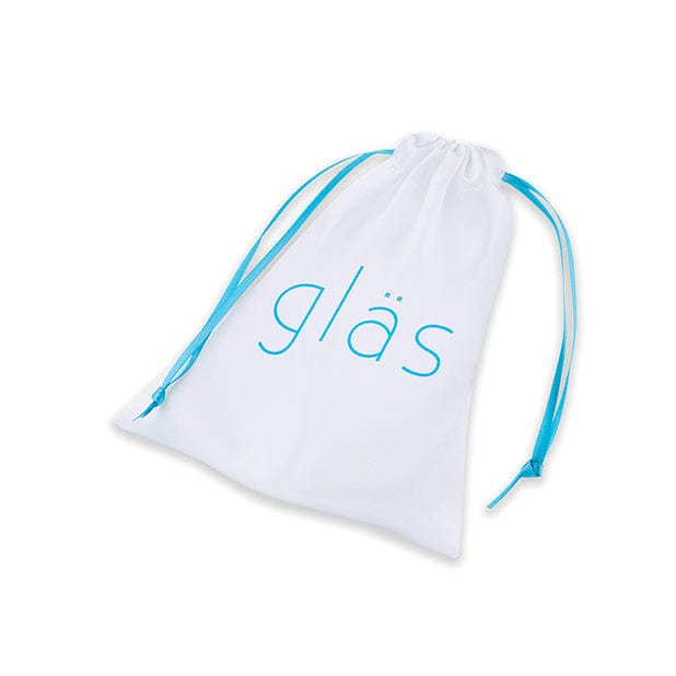 Glas - Galileo Hand Blown Glass Butt Plug 3.5" (Black/Clear) -  Glass Anal Plug (Non Vibration)  Durio.sg