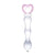 Glas - Sweetheart Glass Dildo 8" (Pink/Clear) -  Glass Dildo (Non Vibration)  Durio.sg
