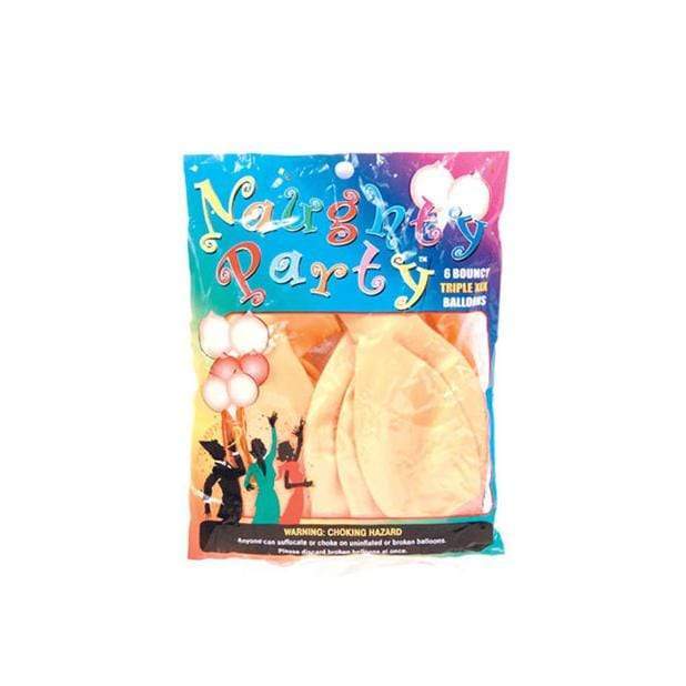 Golden Triangle - Naughty Party Bouncy Boobie Balloons Pack of 6 (Beige) -  Party Novelties  Durio.sg