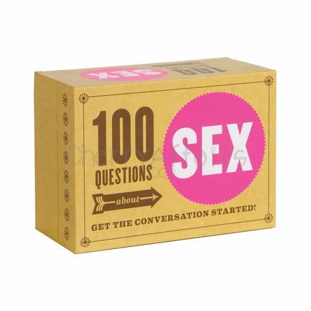 Hachette - 100 Questions About Sex Game -  Party Games  Durio.sg