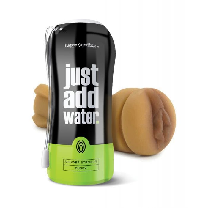 Happy Ending - Just Add Water Shower Stroker Pussy Cup Masturbator (Tan) -  Masturbator Soft Stroker (Non Vibration)  Durio.sg